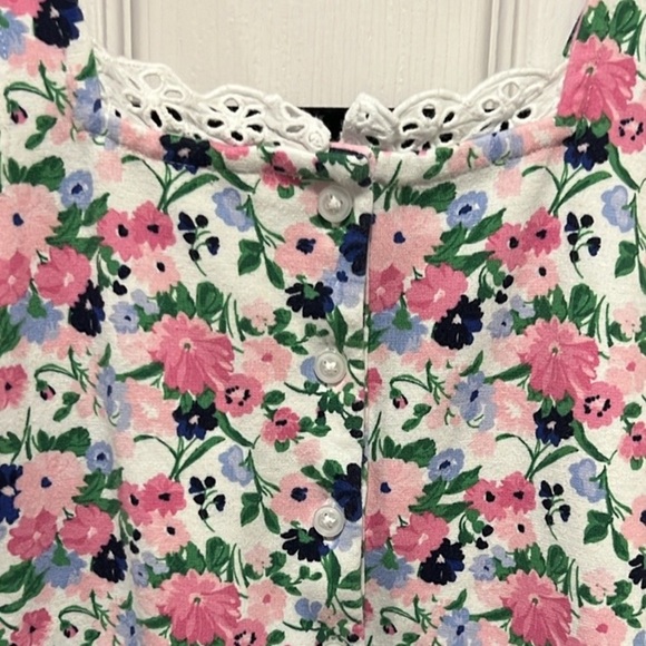 Janie & Jack girls floral tank bow sleeve dress size 8 NWOT - Picture 5 of 9